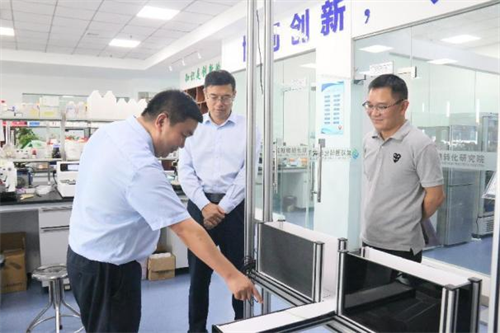 热烈欢迎四川外国语大学邹渝书记一行到威斯腾生物产业研究院访问交流